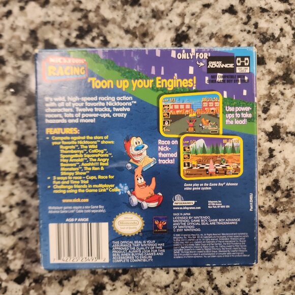 Nicktoons Racing for Nintendo Gameboy Advance - Picture 2 of 3